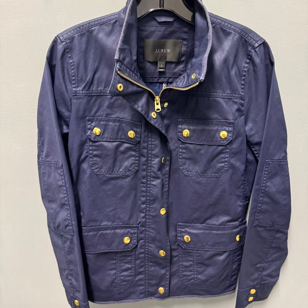 J Crew Navy Downtown Field Jacket Size S